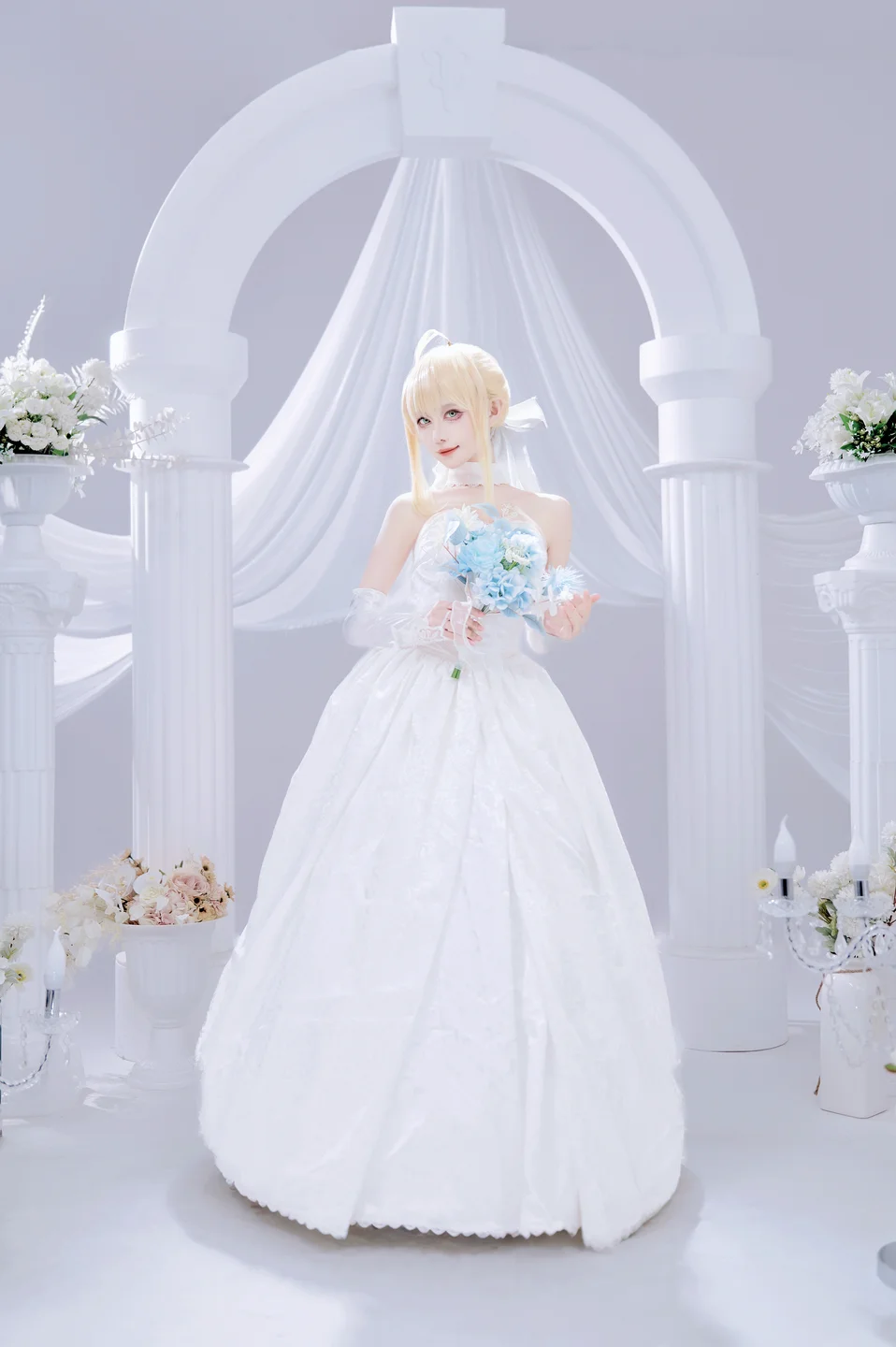 Shika小鹿鹿 - Fate Saber花嫁 [22P-284MB] tg@simisebaisi 【丝足阁】007.webp